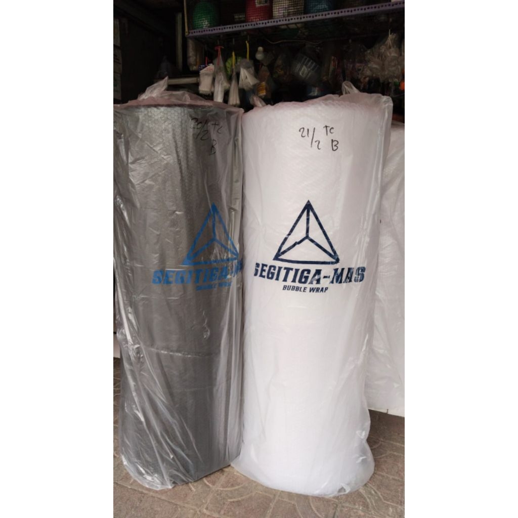 Plastik Bubble Wrap Segitiga Mas 3 kg ( 1 roll )