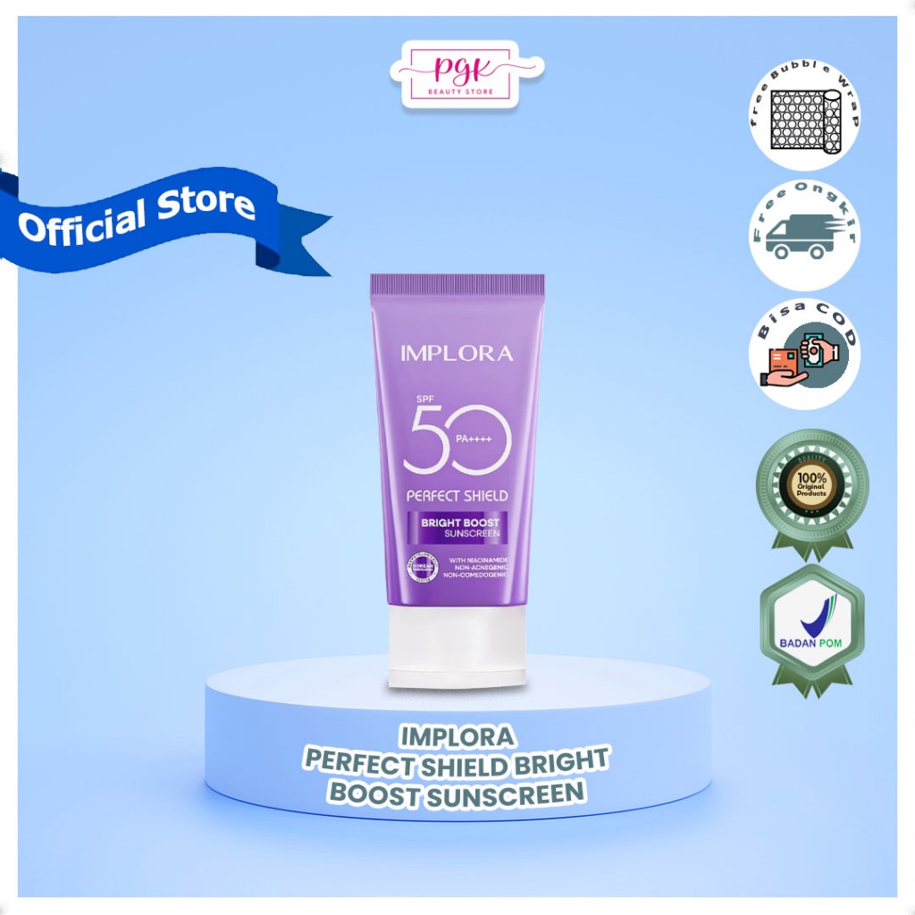IMPLORA-PERFECT SHIELD BRIGHT BOOST SUNSCREEN 25 ML | SPF 50 PA++++