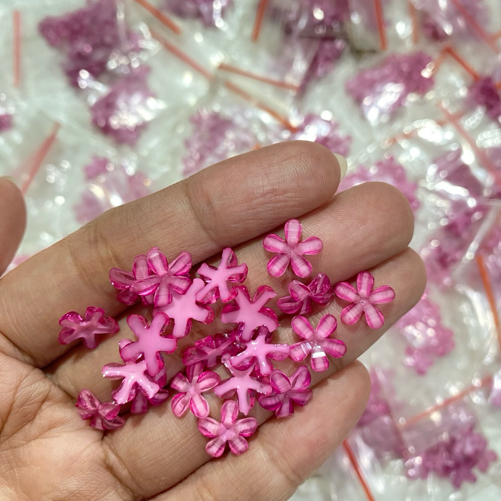 Bunga Kuku Clover Polos 8mm