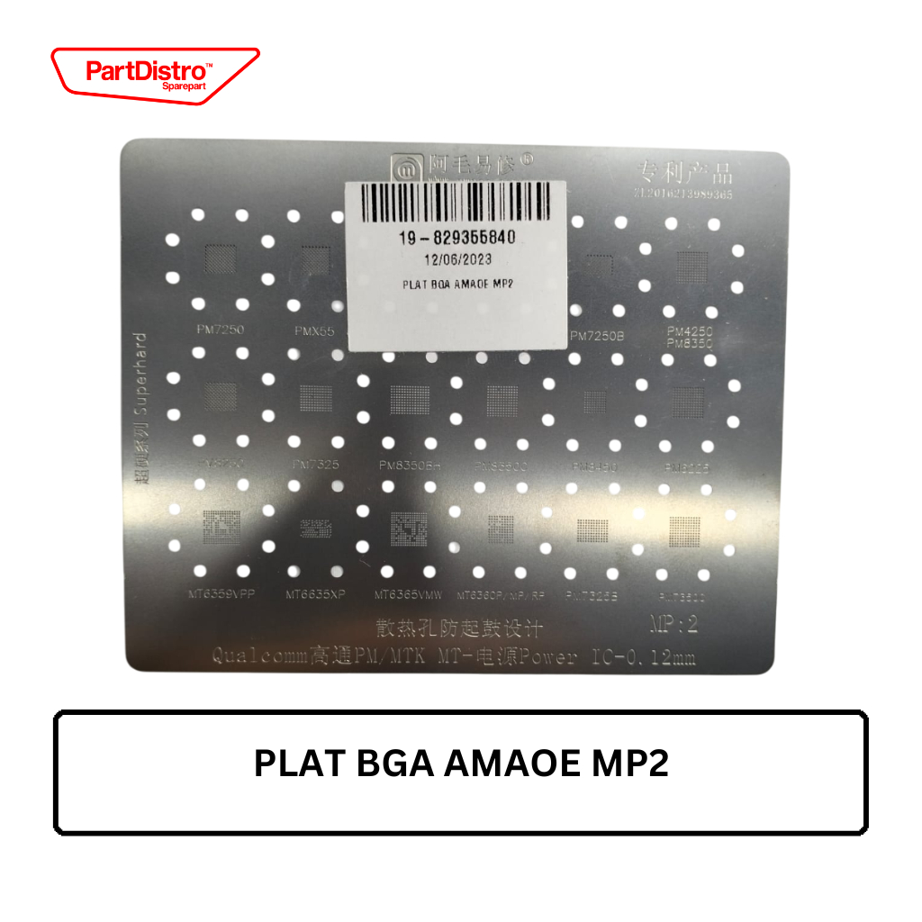 PLAT BGA AMAOE MP2