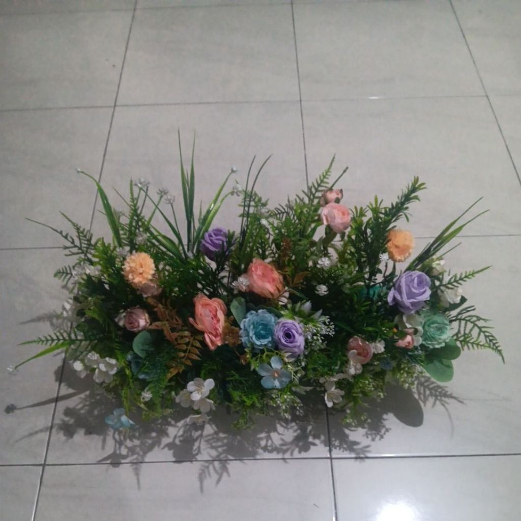 bunga lantai 50 cm