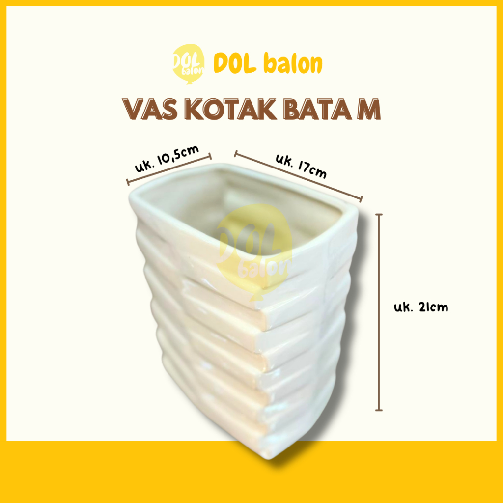 VAS KOTAK BATA M | VAS BUNGA