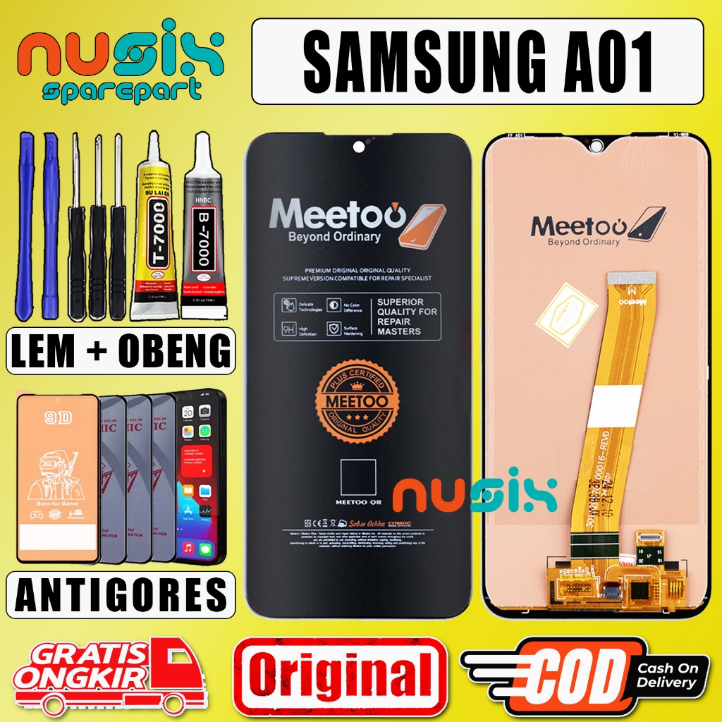 LCD TOUCHSCREEN SAMSUNG A01 ORIGINAL FULLSET
