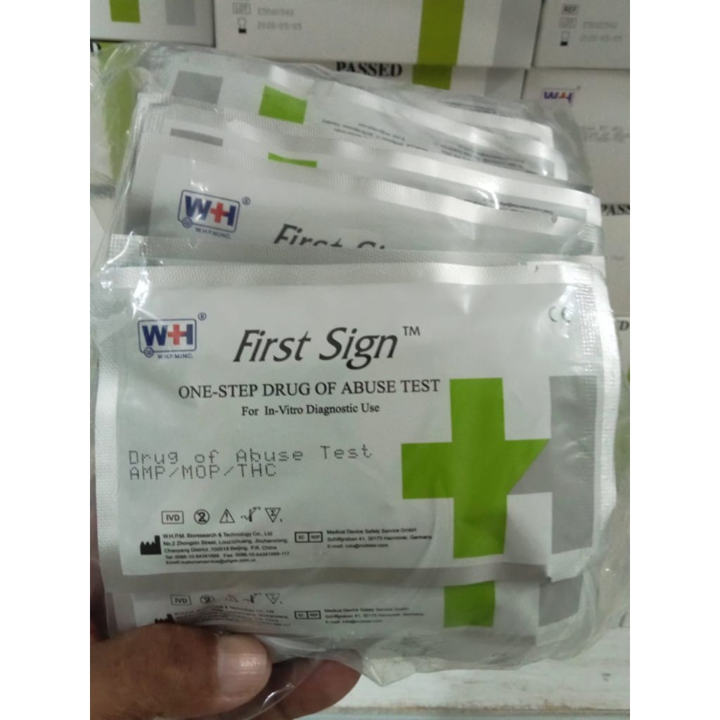 multi drug 3 parameter isi 25 test merek first sign