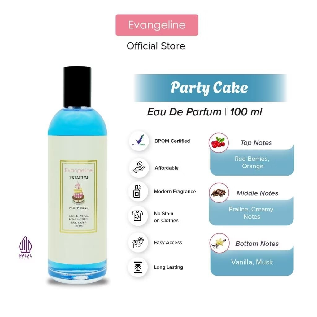 Parfume Party Cake Evangeline