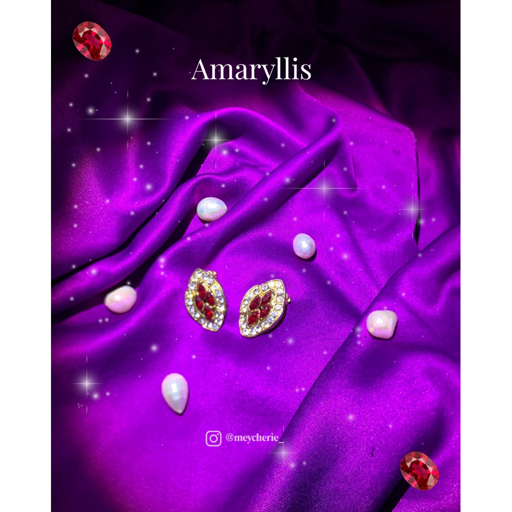 01. Anting clip ameryllis