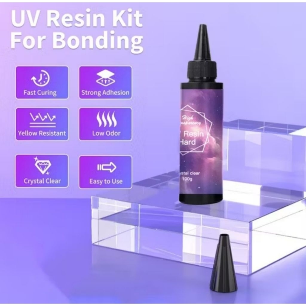 uv resint, crystal clear, hard