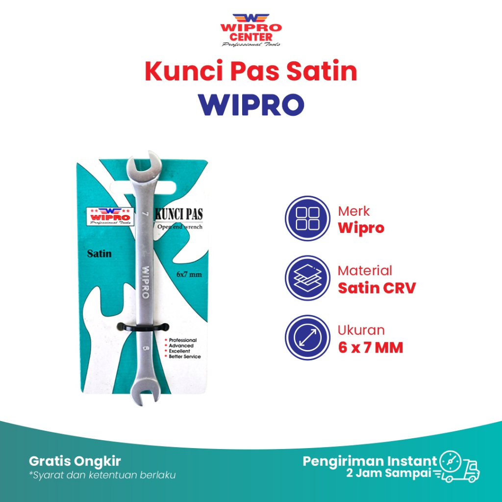 Kunci Pas WIPRO Satin 6x7