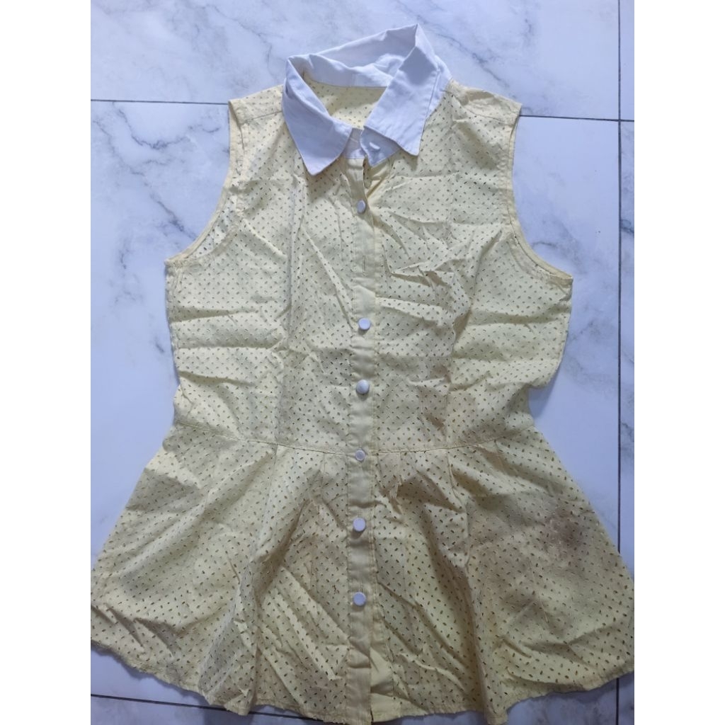 preloved kemeja kuning