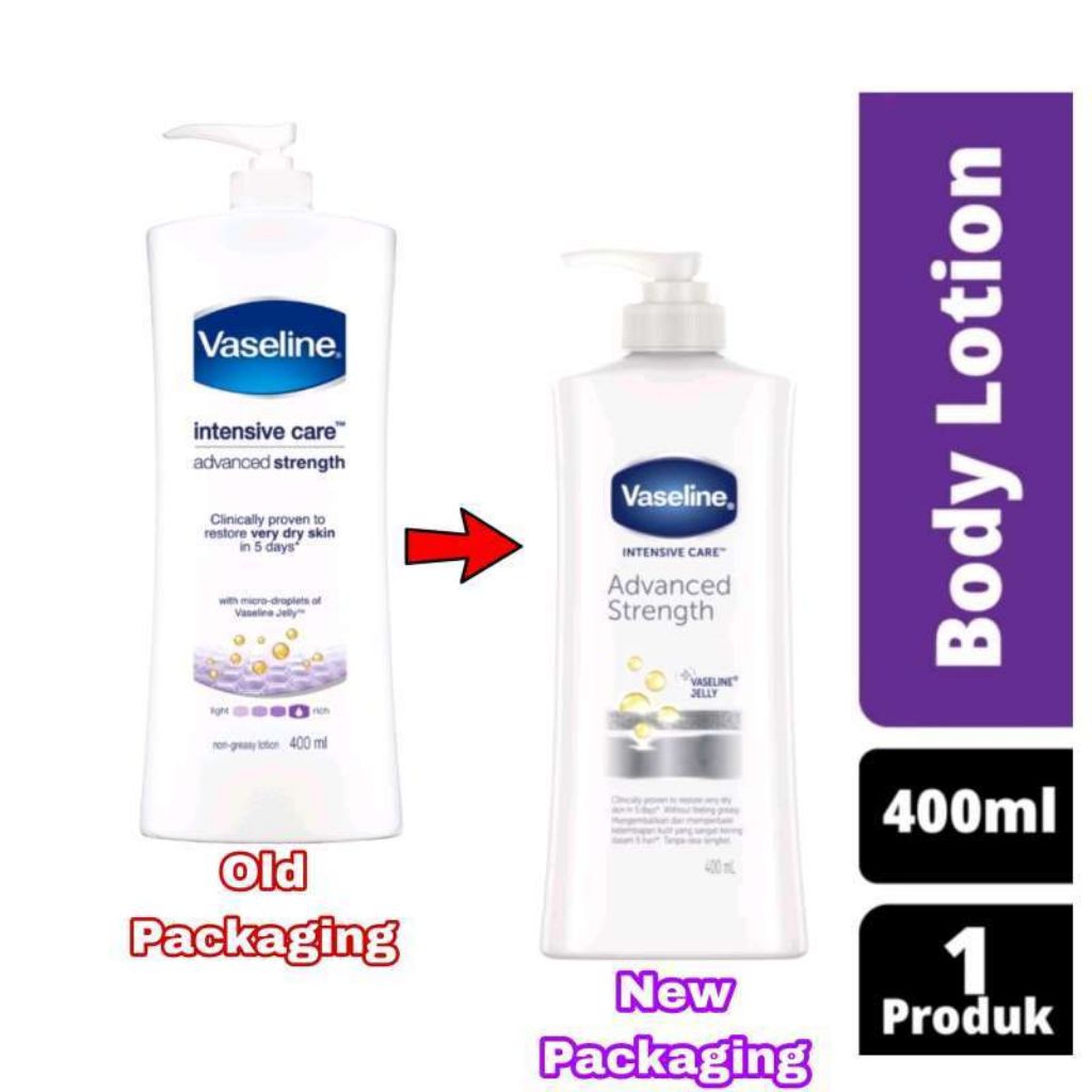 Vaseline advance strength 400ml