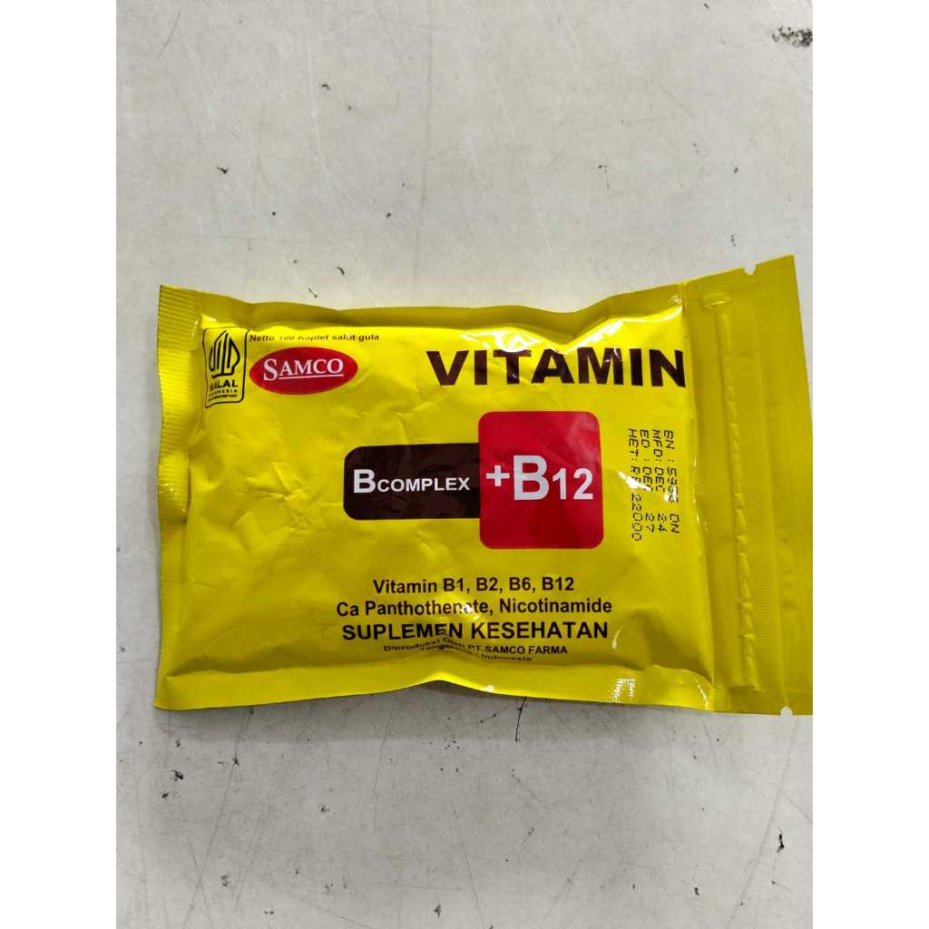 Vitamin B Complex + B12 Per Bungkus