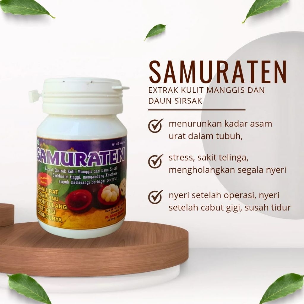 Samurateeneee kemasan BOTOL kapsul