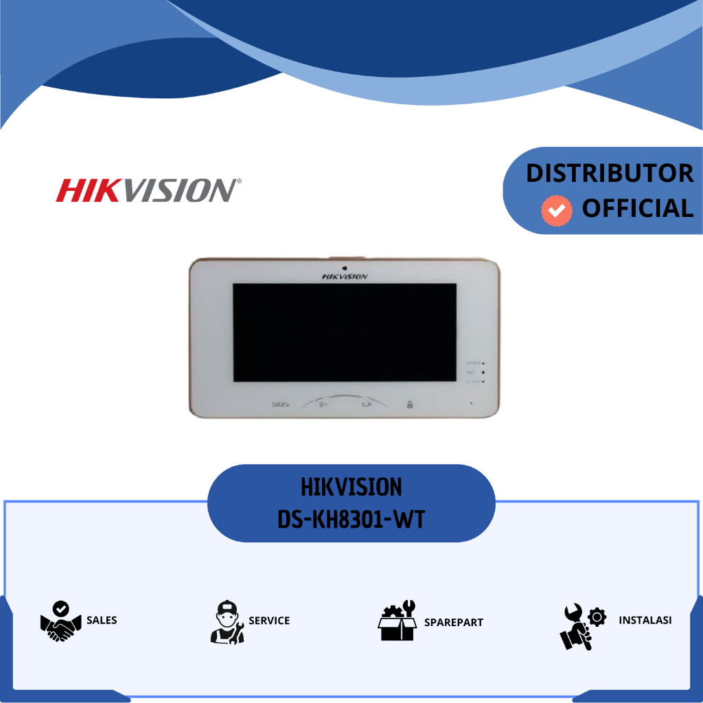IP VIDEO INTERCOM INDOOR HIKVISION DS-KH8301-WT