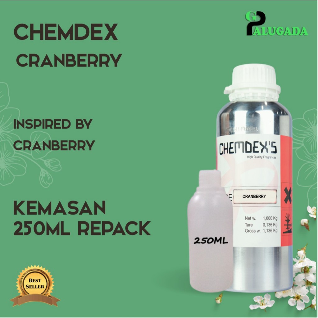 bibit parfum murni  CRANBERRII | CHEMDEX'S 250ML REPACK