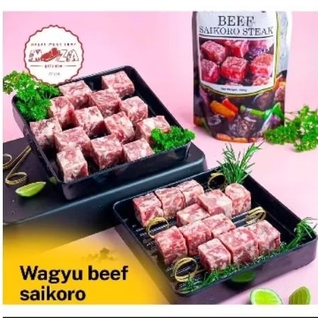 Wagyu cube Saikoro MozaKitchen