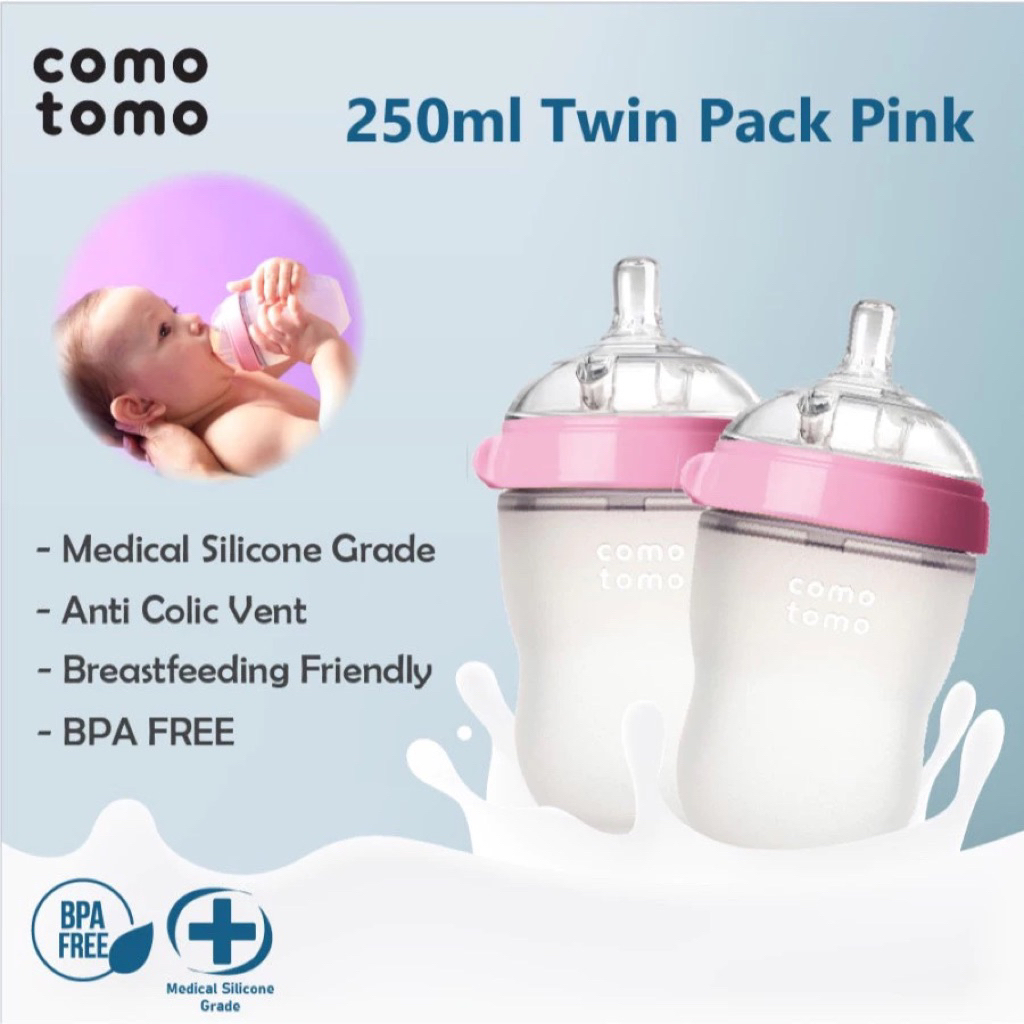 Comotomo Botol 250 ml Twin Pack (isi 2)