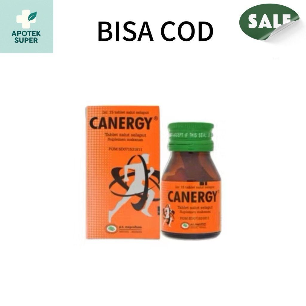 Canergy Botol Isi 15 Tablet Suplemen