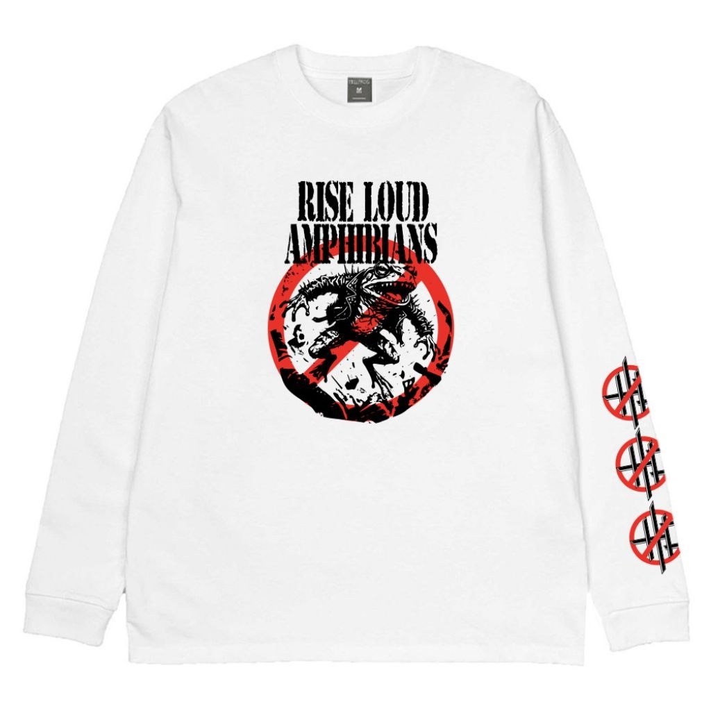 Hellfrog Tshirt Longsleeve Prohibited White Tees
