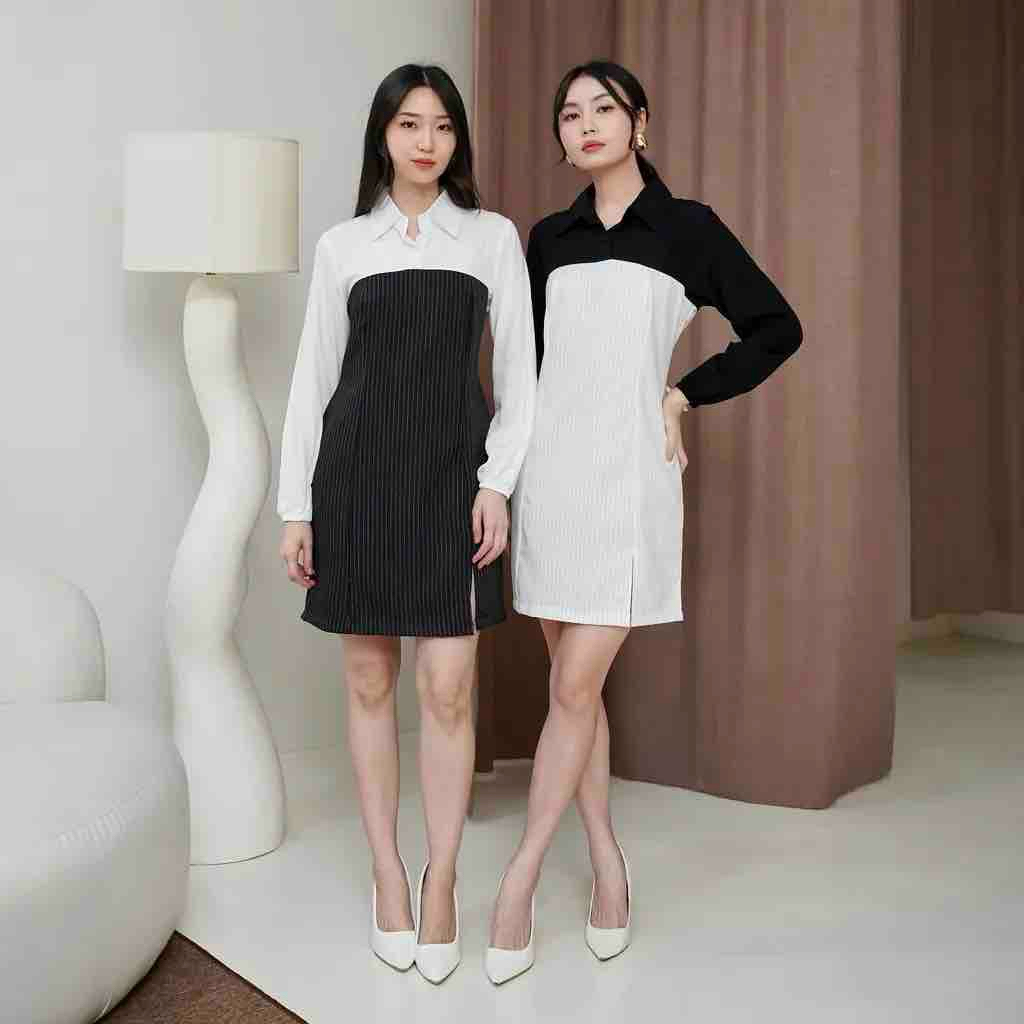 Kellza Stripe Dress