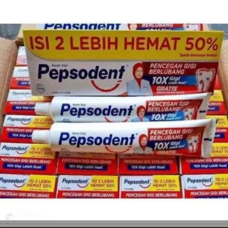 PEPSODENT 225GR ISI 2 PER PACK