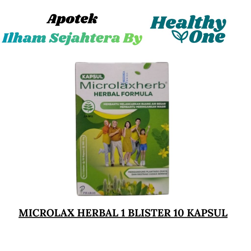 MICROLAX HERBAL 1 BLISTER 10 KAPSUL