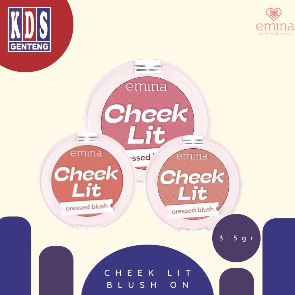 EMINA CHEEK LIT PRESSED BLUSH