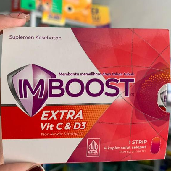 Imboost Extra Vitamin C & D Booster 4 tablet