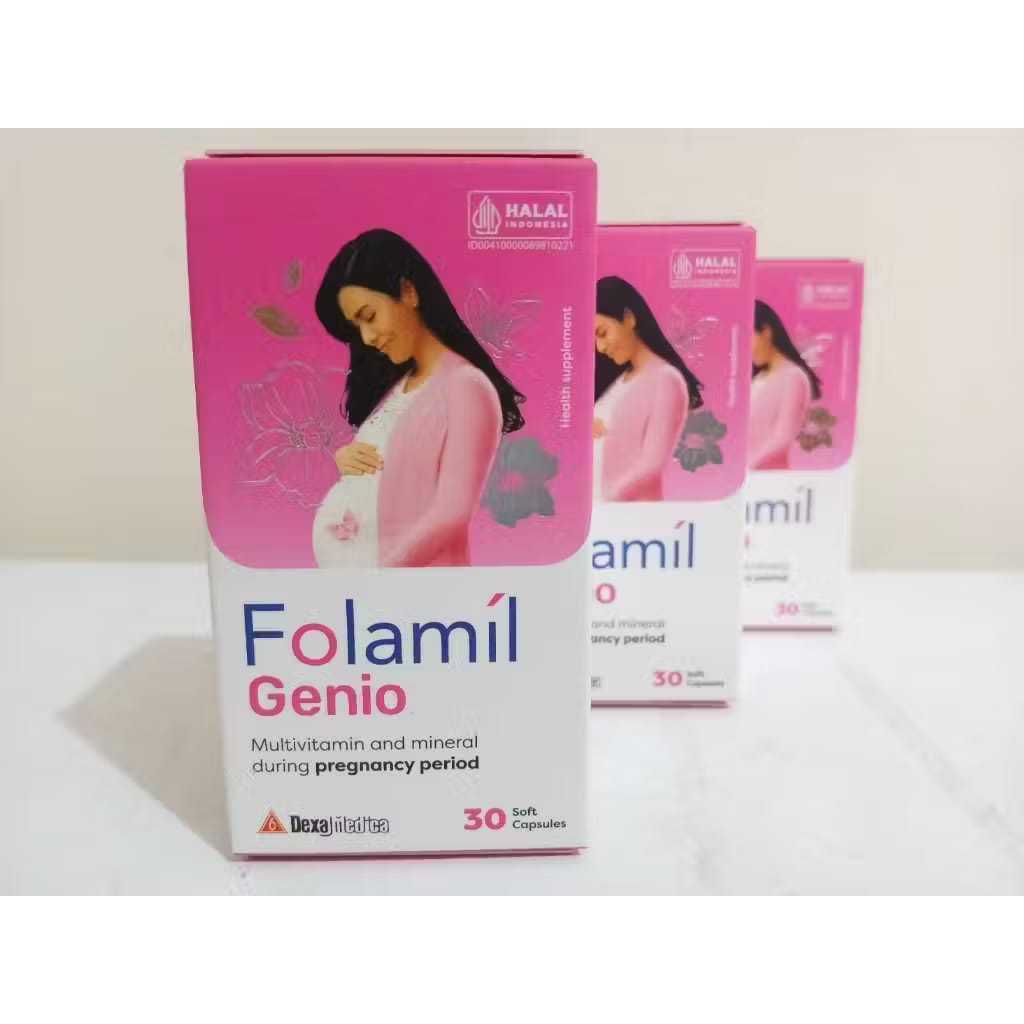 Folamil Genio Botol, 30 Kapsul
