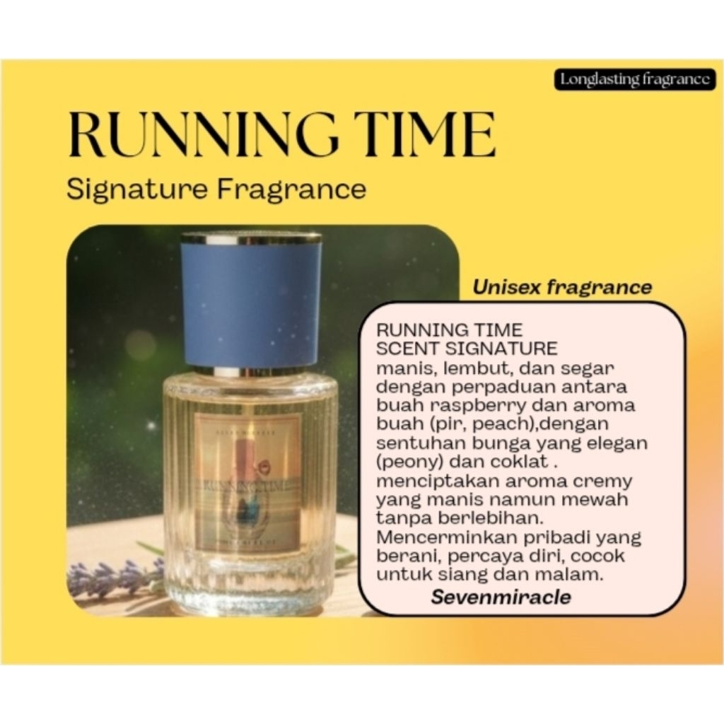 parfum running time signature