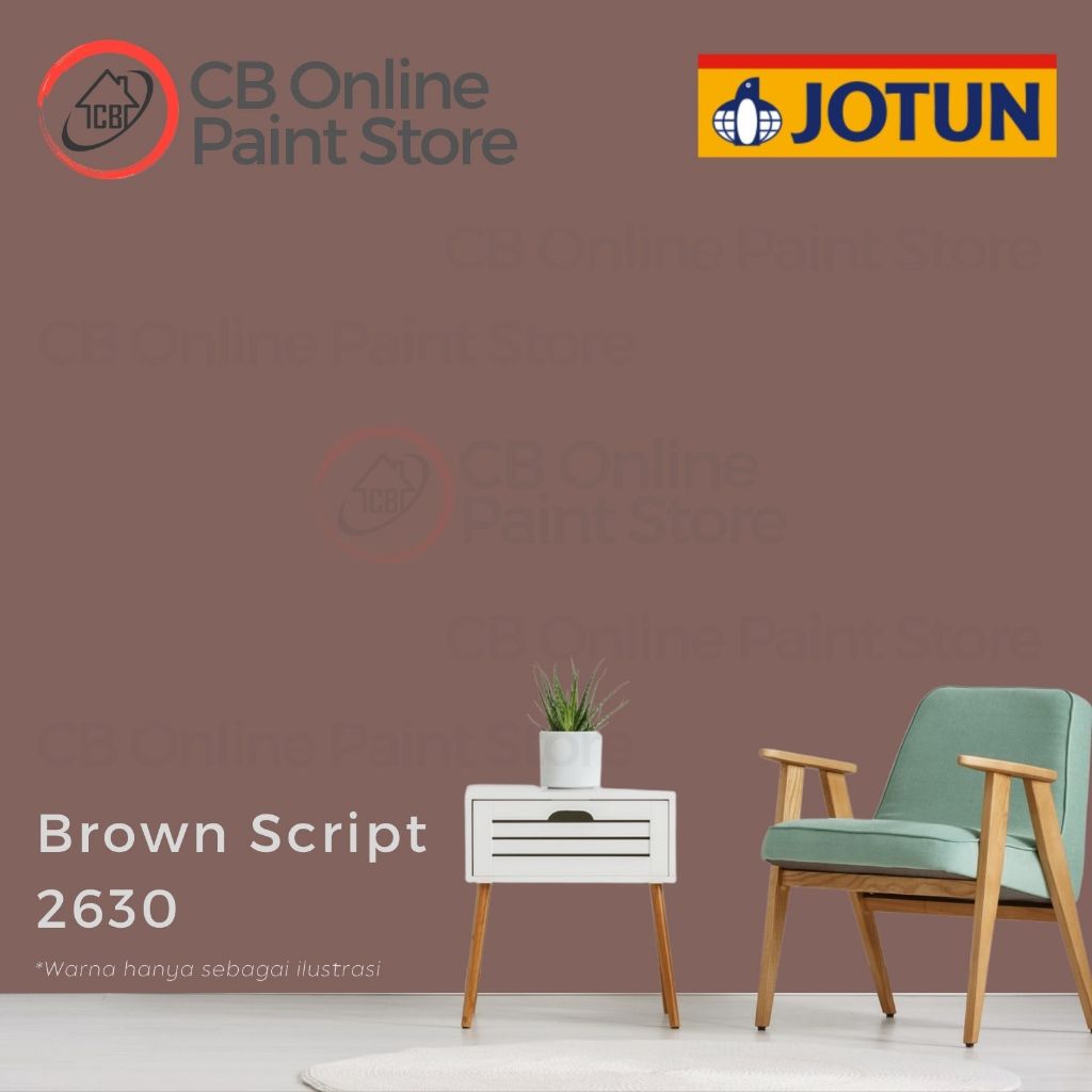 CAT TEMBOK JOTUN - BROWN SCRIPT 2630 - GALON