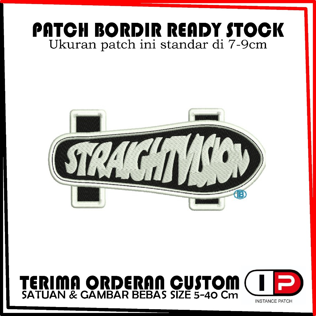 EMBLEM PATCH BORDIR SKETBOARD KEREN - instancepatchid