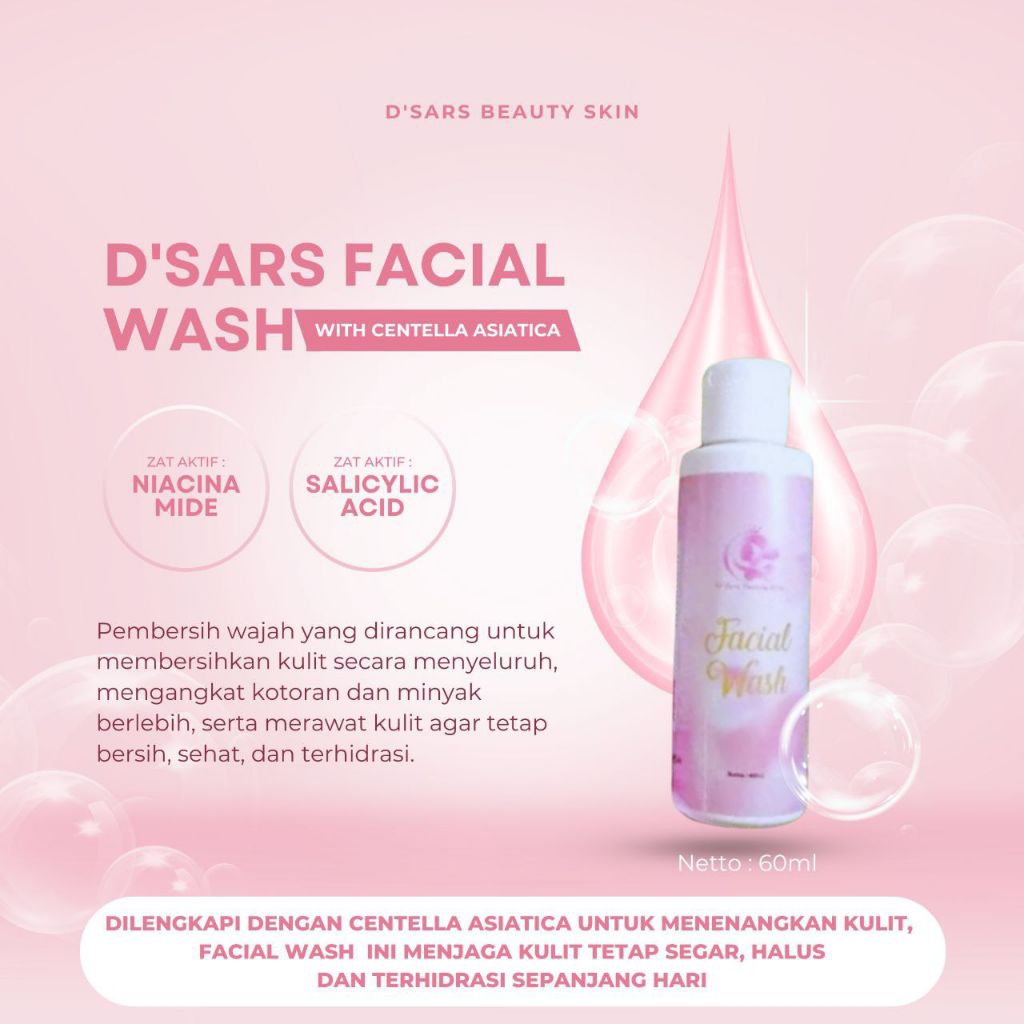D'SARS facial wash