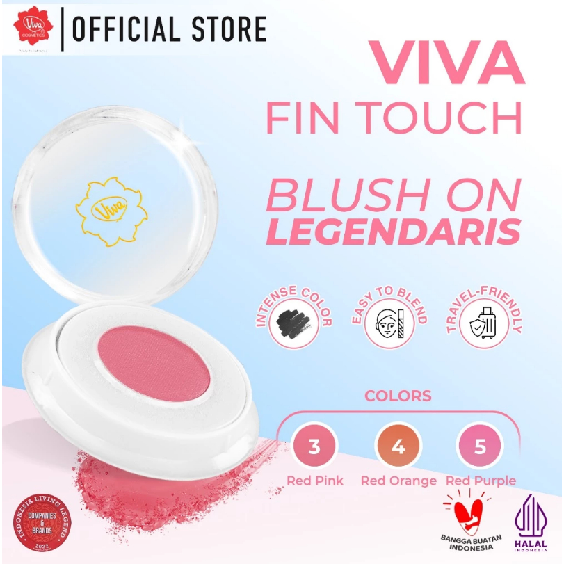 Viva Fin Touch Blush on