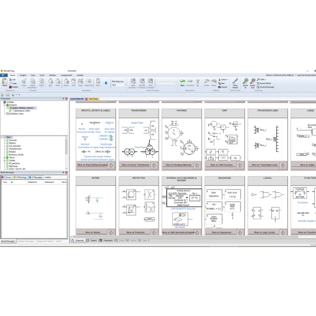 Pscad Pro 5.0.1 Full Versi Permanent Software Visualisasi Electrical Engineering / Bukan Etap /