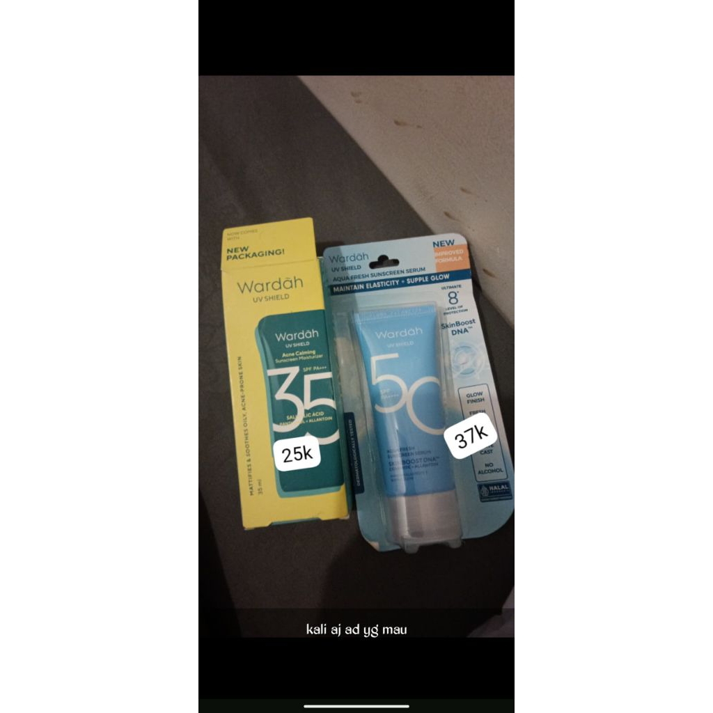 sunscreen ori wardah