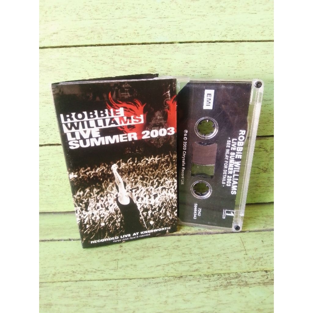 kaset Robbie Williams - Live Summer 2003