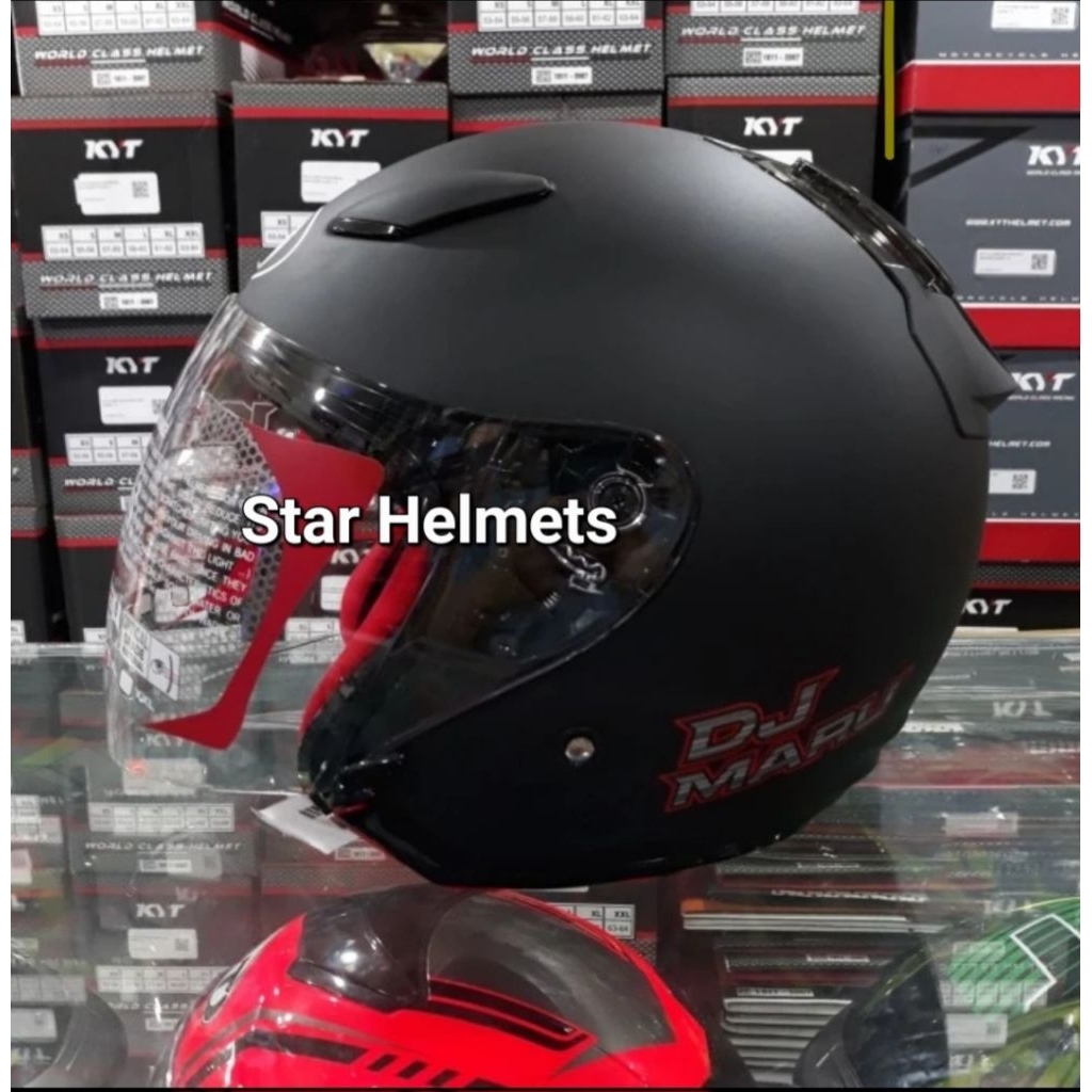 Helm KYT DJ Maru Solid SPECIAL SIZE XXL