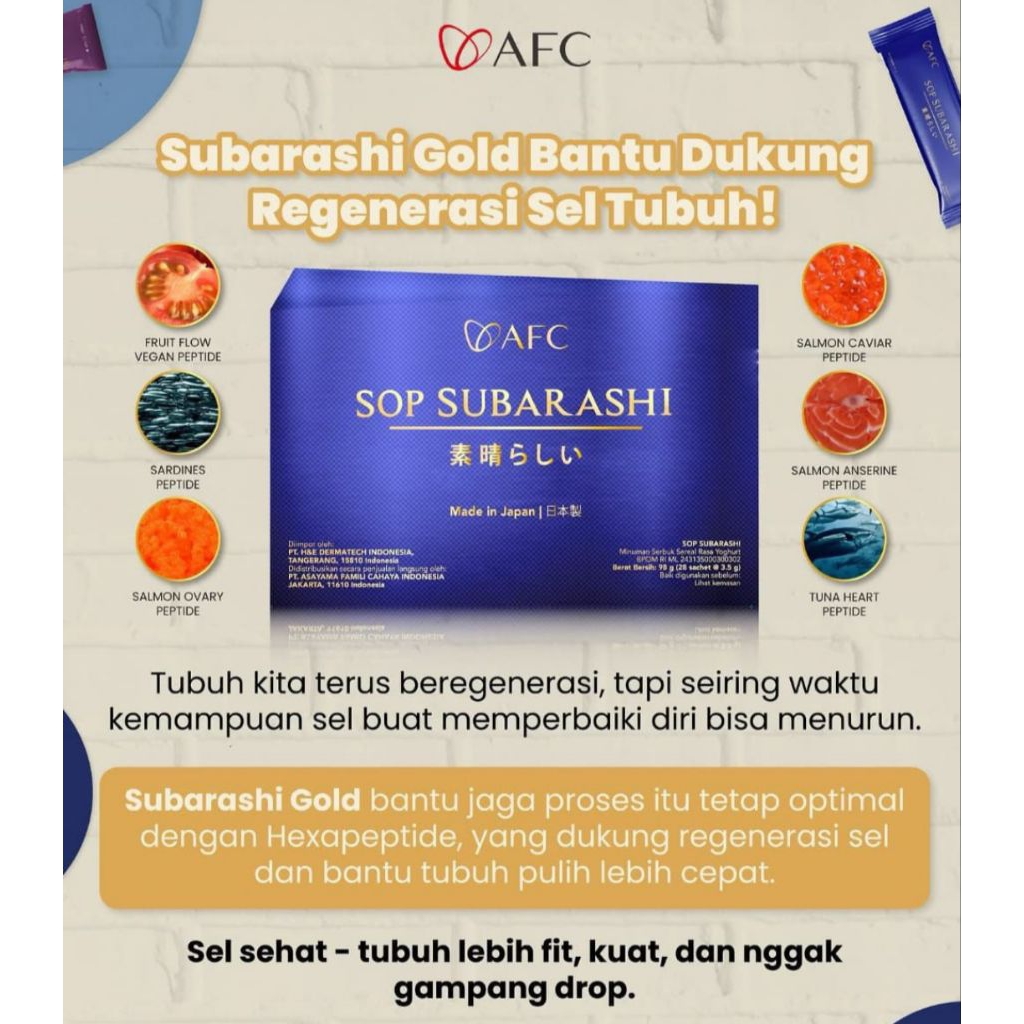 SOP Subarashi di jamin 100%original