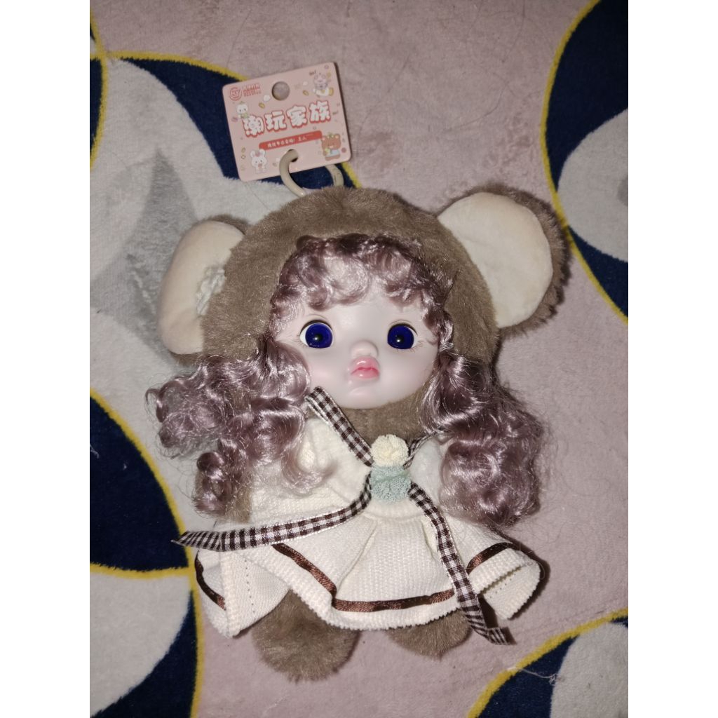Bag Charm Curly Cute Doll