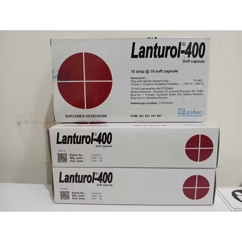 Lanturol-400 Soft Kapsul Suplemen Kesehatan