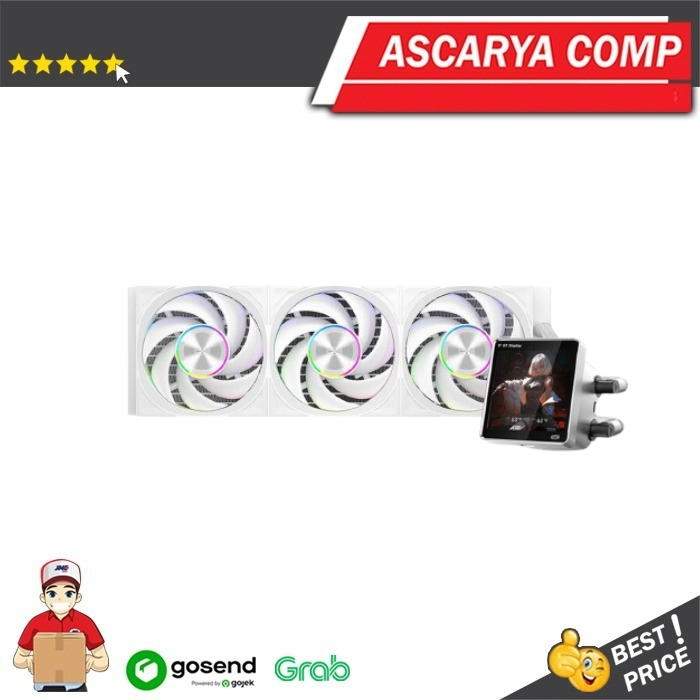 PCCOOLER DT360 Pro ARGB Display White