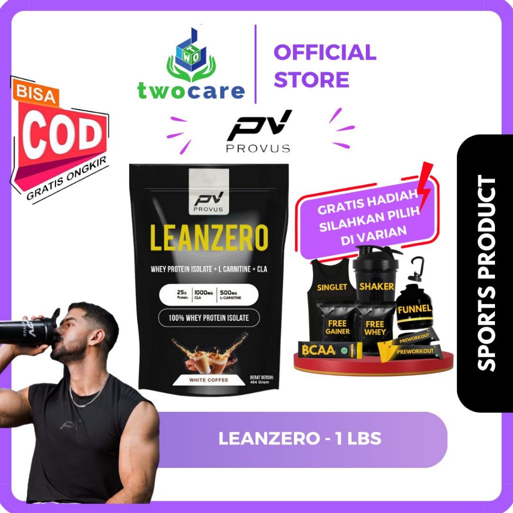 Provus Leanzero Lean Zero Whey Protein Isolate 450 GRAM 1 lbs
