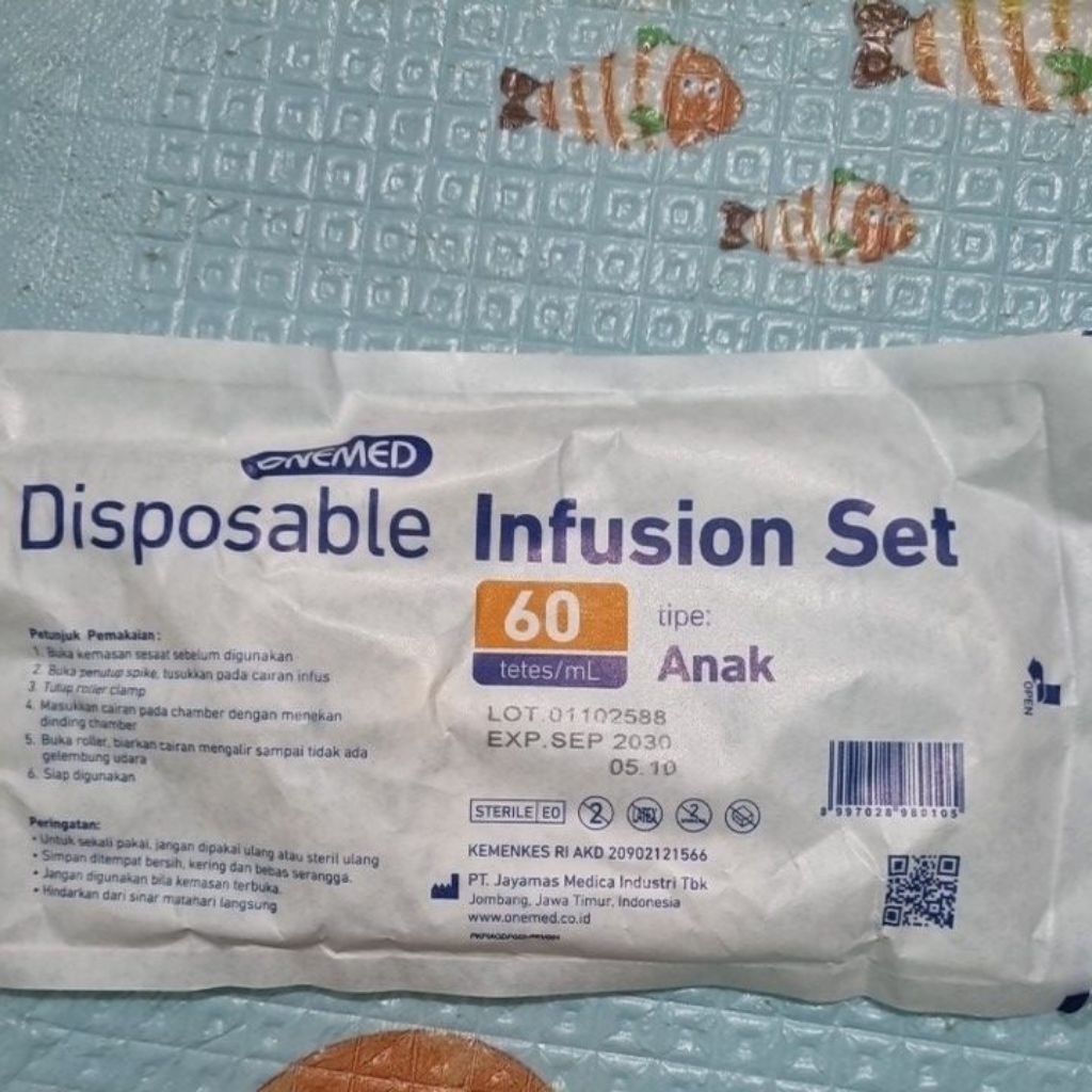 onemed disposable infusion set anak