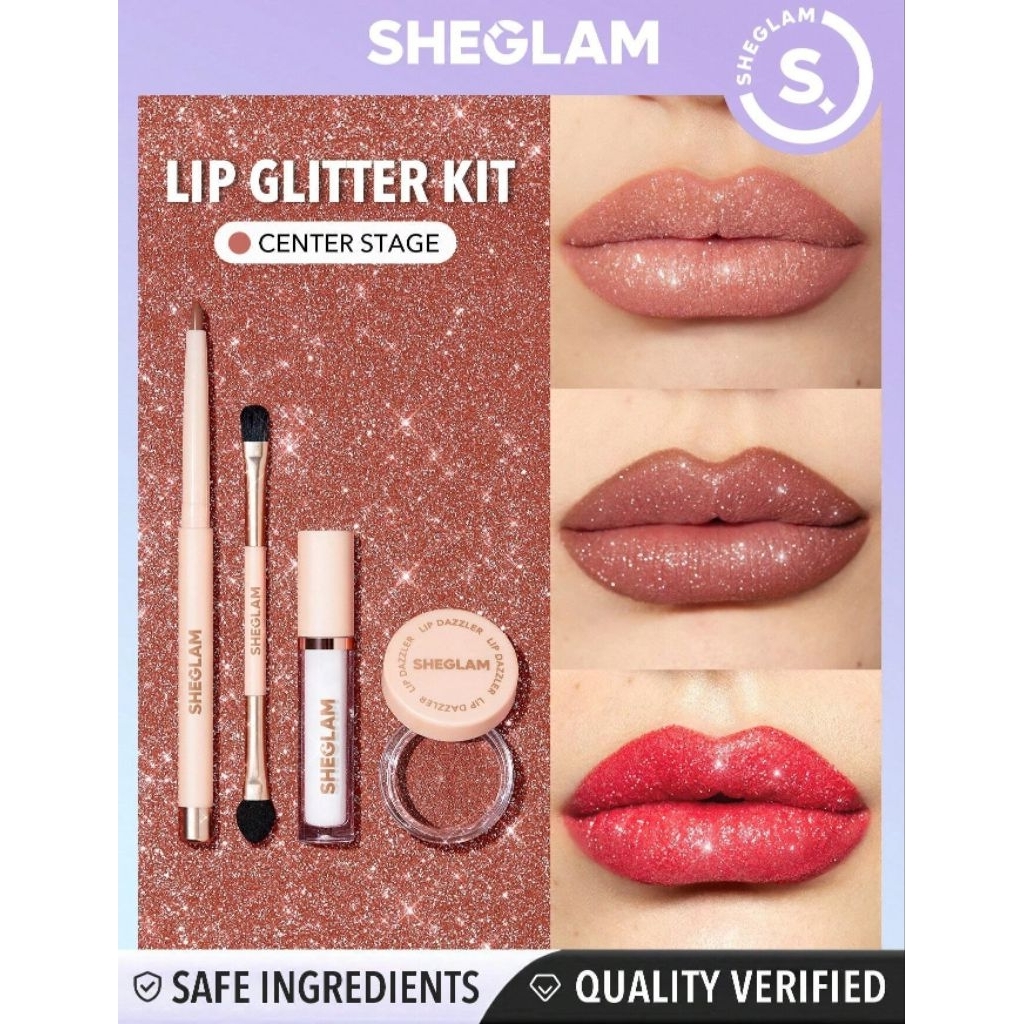 SHEGLAM Lip Dazzler Glitter Kit