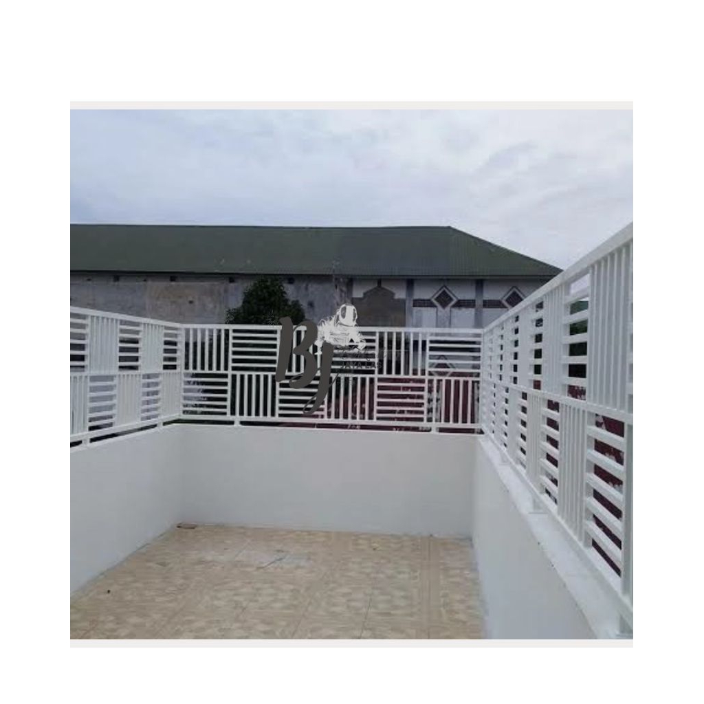 ralling balkon minimalis vertikal horizontal
