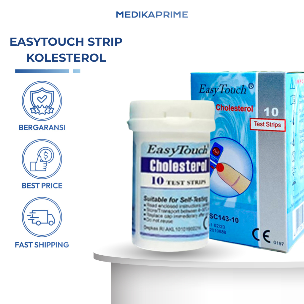 Refill Easy Touch Strip Kolesterol 10 Pcs
