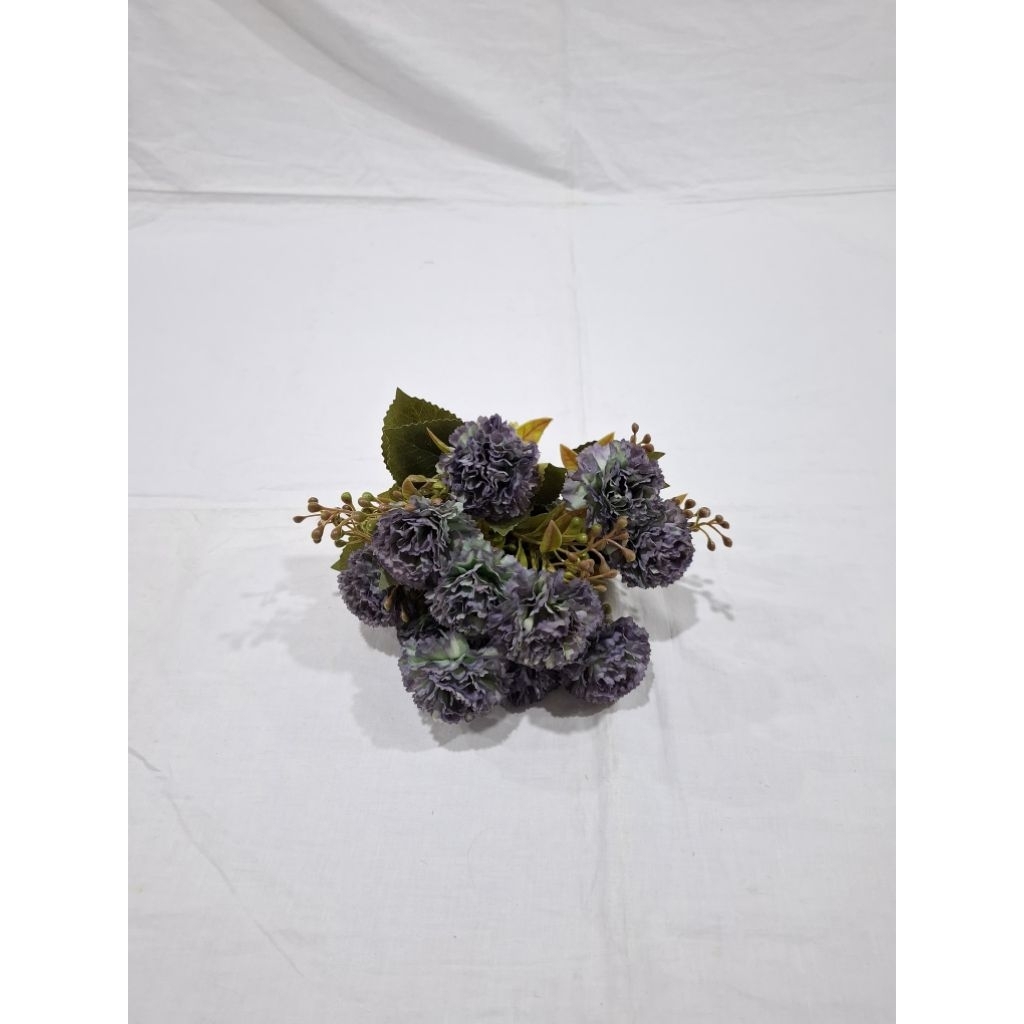 bunga artificial/cornetion x6/ukuran (+/-20cm)