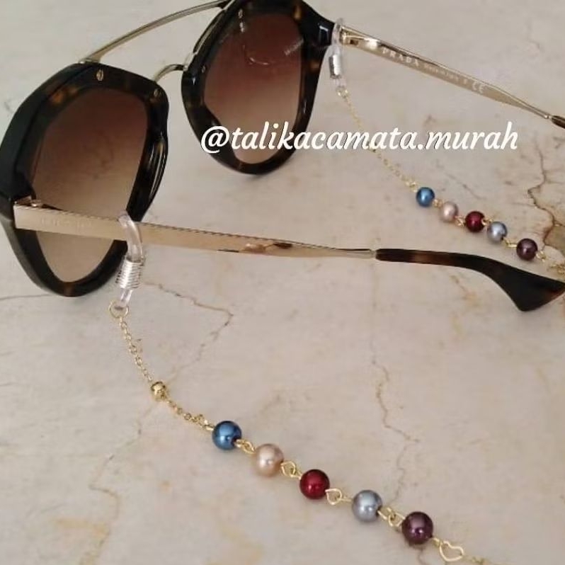 RANTAI KACAMATA MUTIARA 8MM