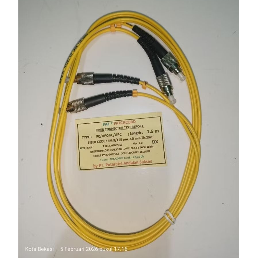 PATCHORE PAZ FC/FC. 1,5 MTR DUPLEK
