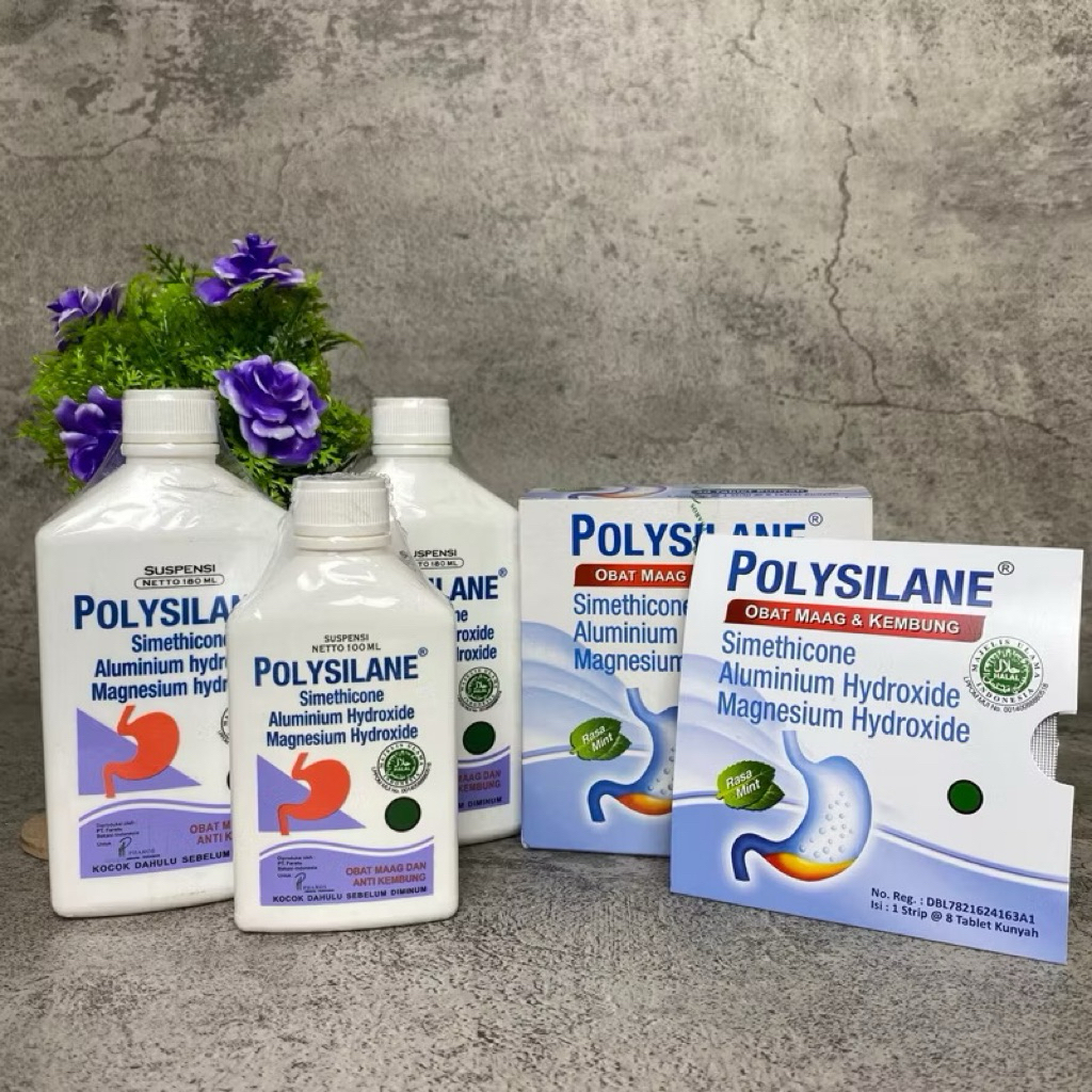 POLYSILANE SYRUP DAN TABLET